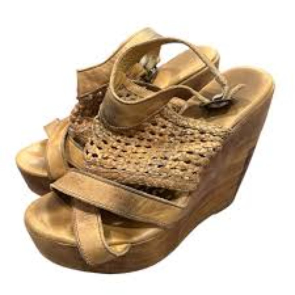 BED|STU Petra Wedges Size 10